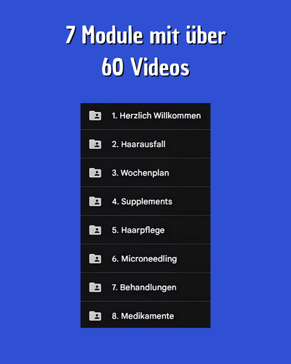 Haarausfall Kurs (Männer)